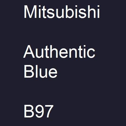 Mitsubishi, Authentic Blue, B97.